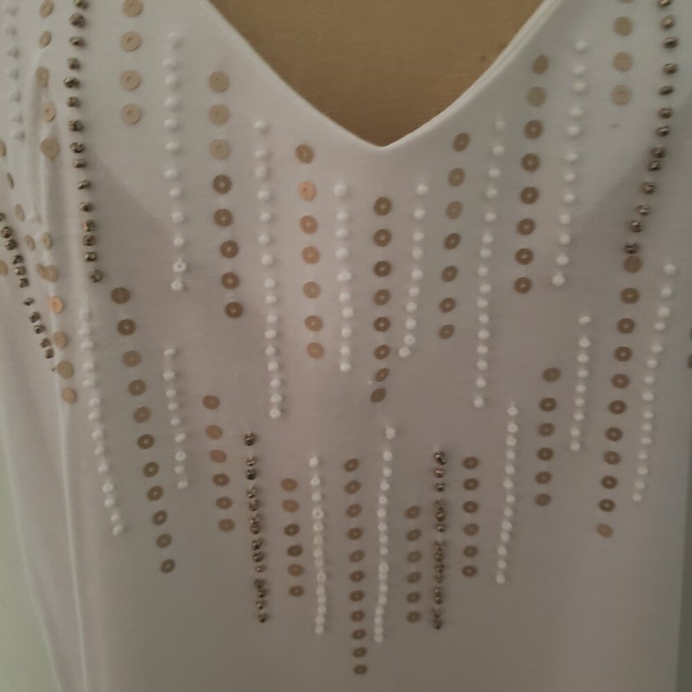 NWT Ruby Rd. Sequin/beaded Top - Picture 3 of 5